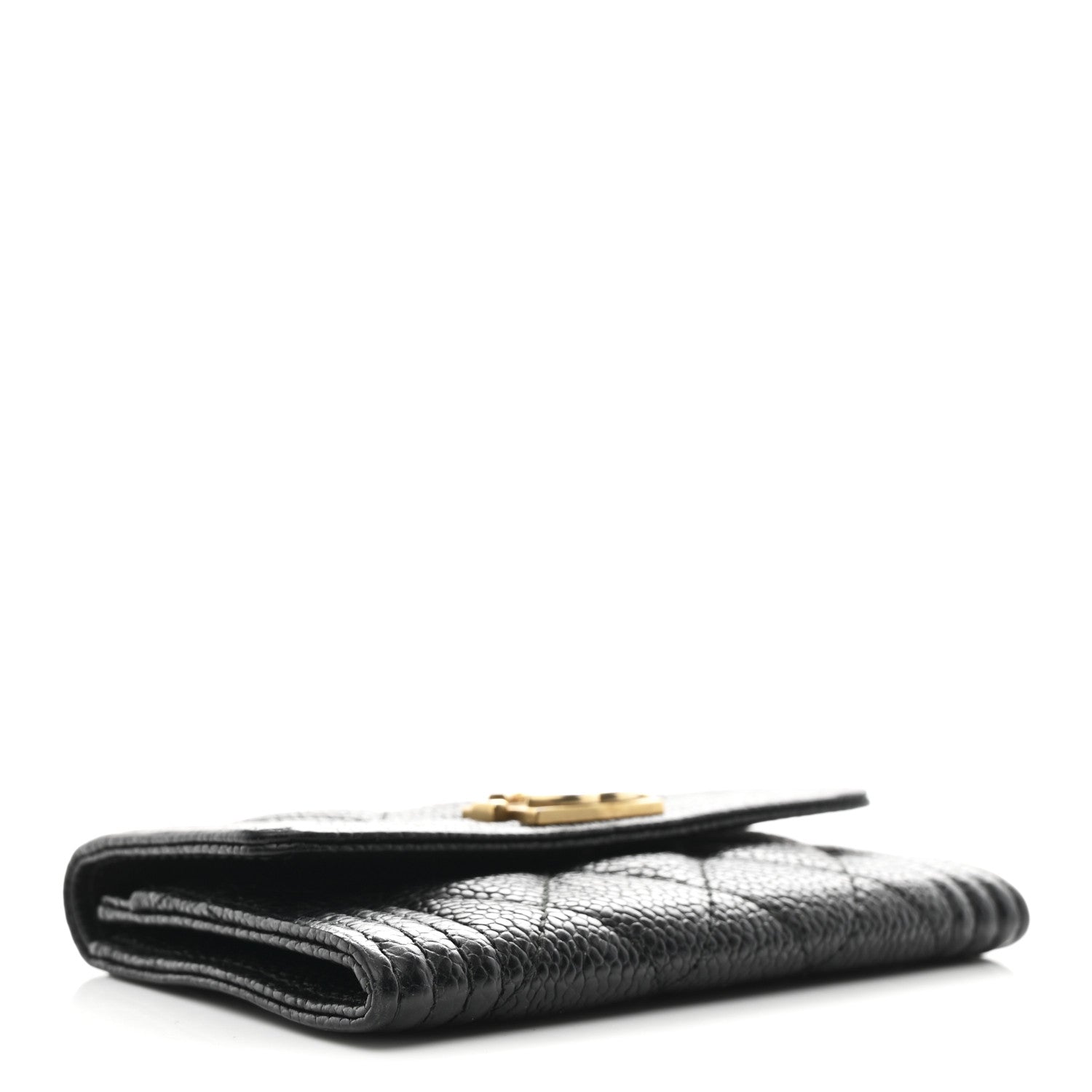 Chanel Caviar Quilted Boy Flap Card Holder Black 4 of 9