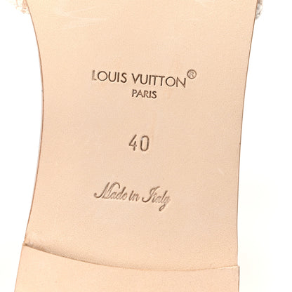 Louis Vuitton Monogram LV Frame Flat Mule 40 Dune Beige 7 of 10