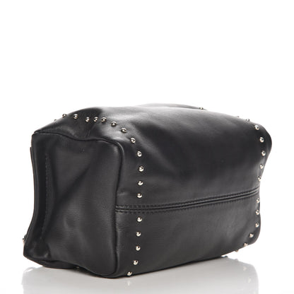 Givenchy Calfskin Studded Pandora Wristlet Black 4 of 7