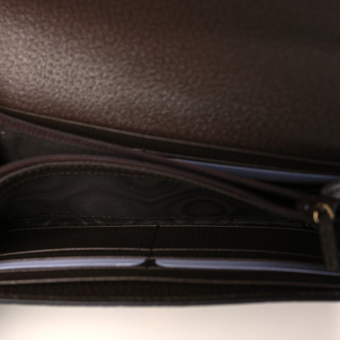 GG Supreme Monogram Web Ophidia Continental Wallet Brown
