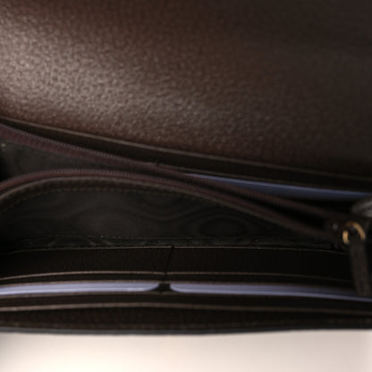 Gucci GG Supreme Monogram Web Ophidia Continental Wallet Brown 5 of 7