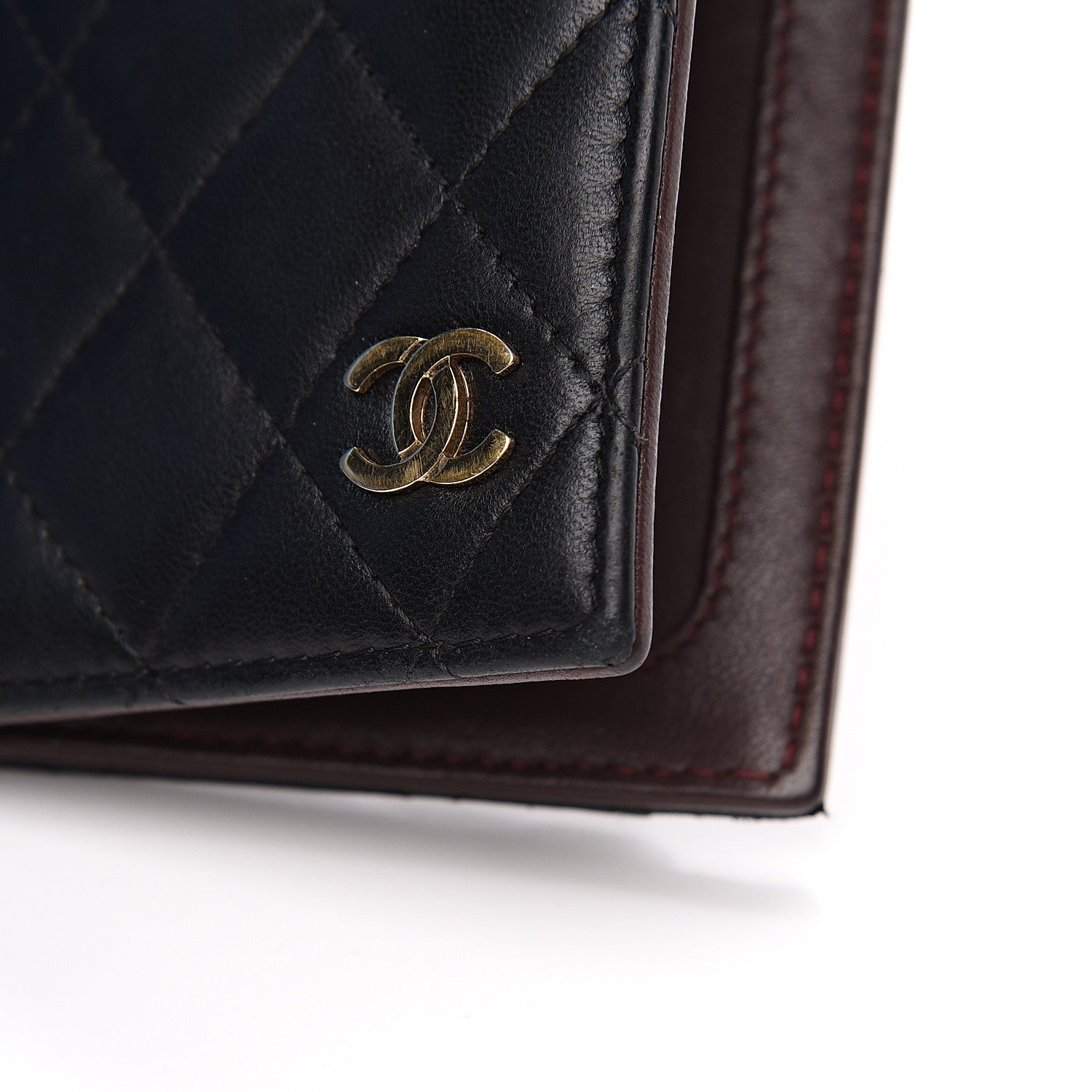 Chanel Lambskin Quilted Card Holder Wallet Black 8 of 11