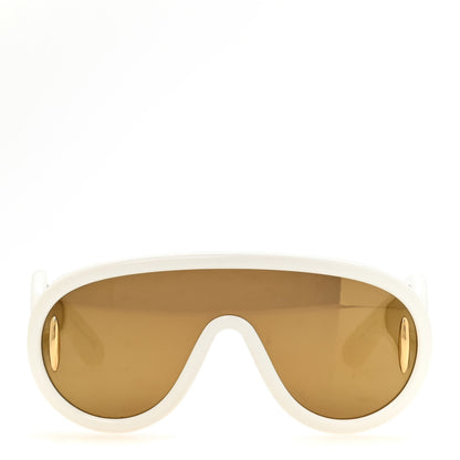 Loewe Acetate Anagram Wave Mask Sunglasses LW40108I Ivory 2 of 6