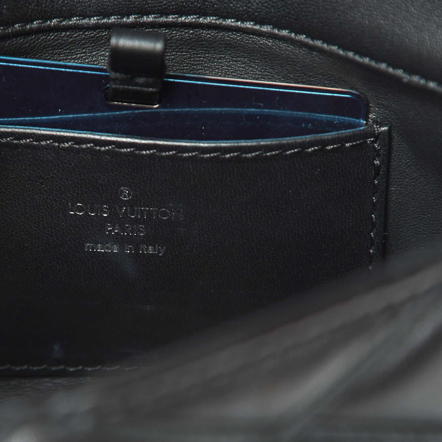 Louis Vuitton Lambskin Malletage GO-14 PM Black 6 of 11