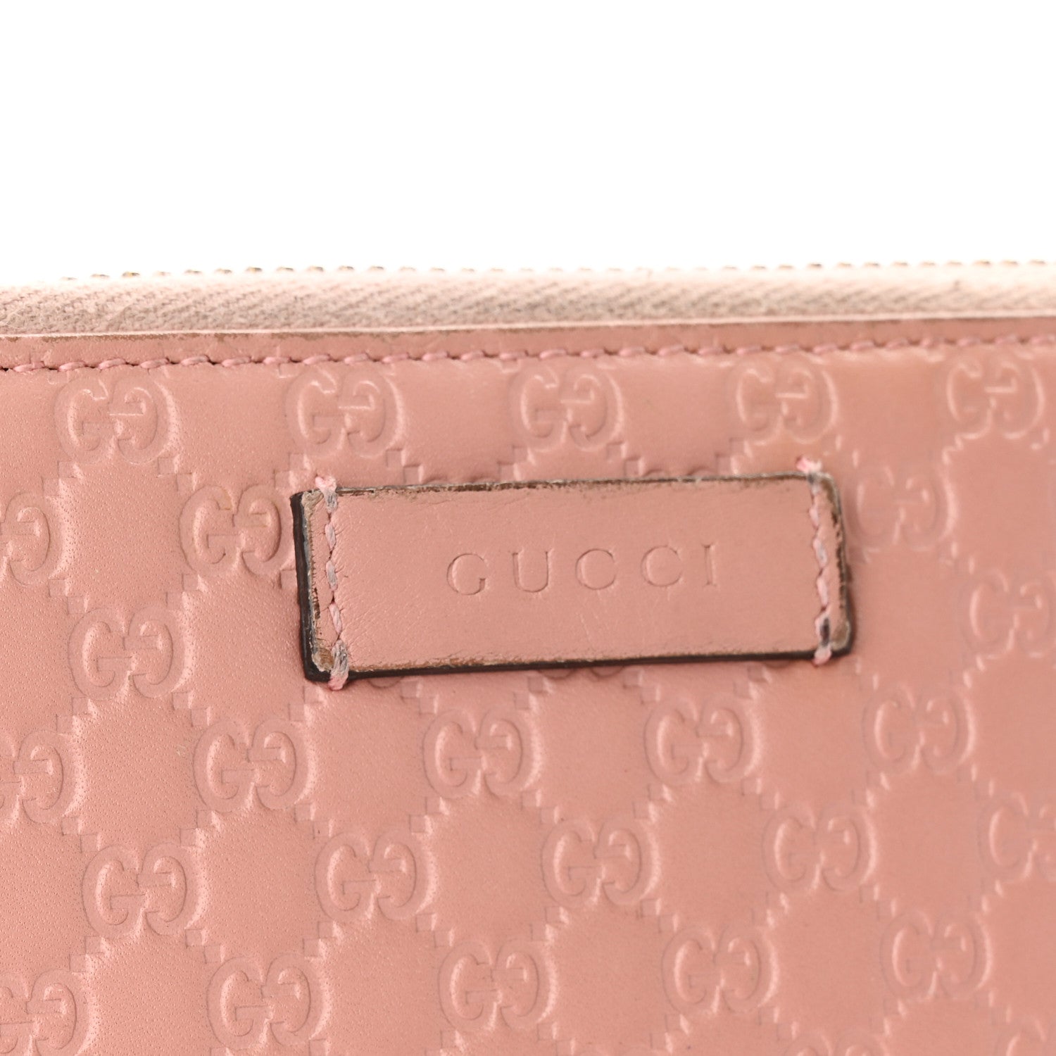 Gucci Soft Microguccissima Zip Around Organizer Wallet Soft Pink 11 of 15