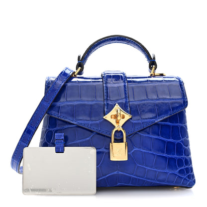 Louis Vuitton Alligator Rose Des Vents Mini 2 of 9