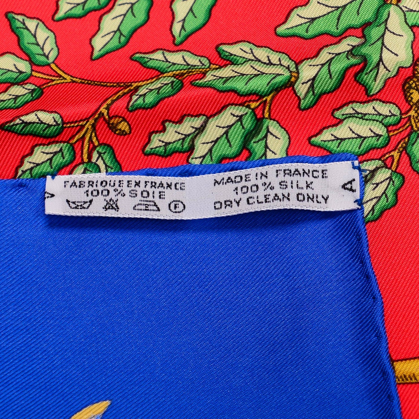Silk Liberte Egalite Fraternite Scarf 90
