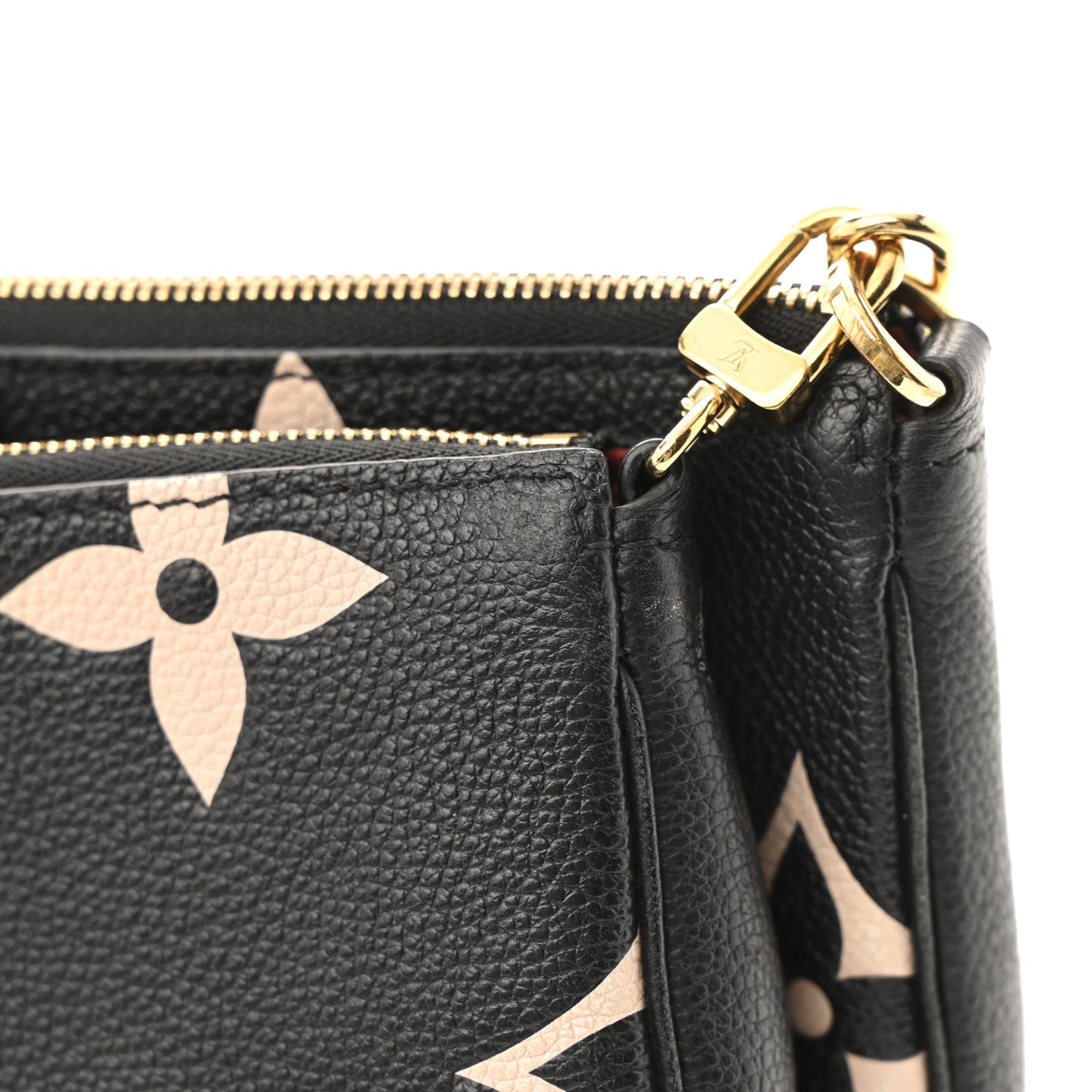Empreinte Monogram Giant Multi Pochette Accessories Black Beige