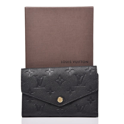 Louis Vuitton Empreinte Compact Curieuse Wallet Black 7 of 7