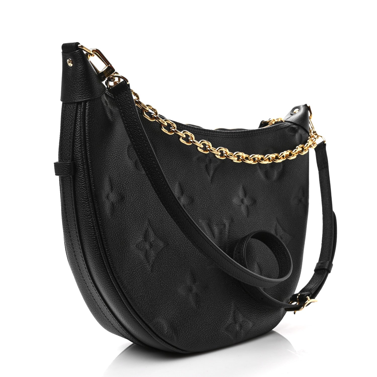 Louis Vuitton Empreinte Monogram Giant Loop Hobo Black 5 of 15