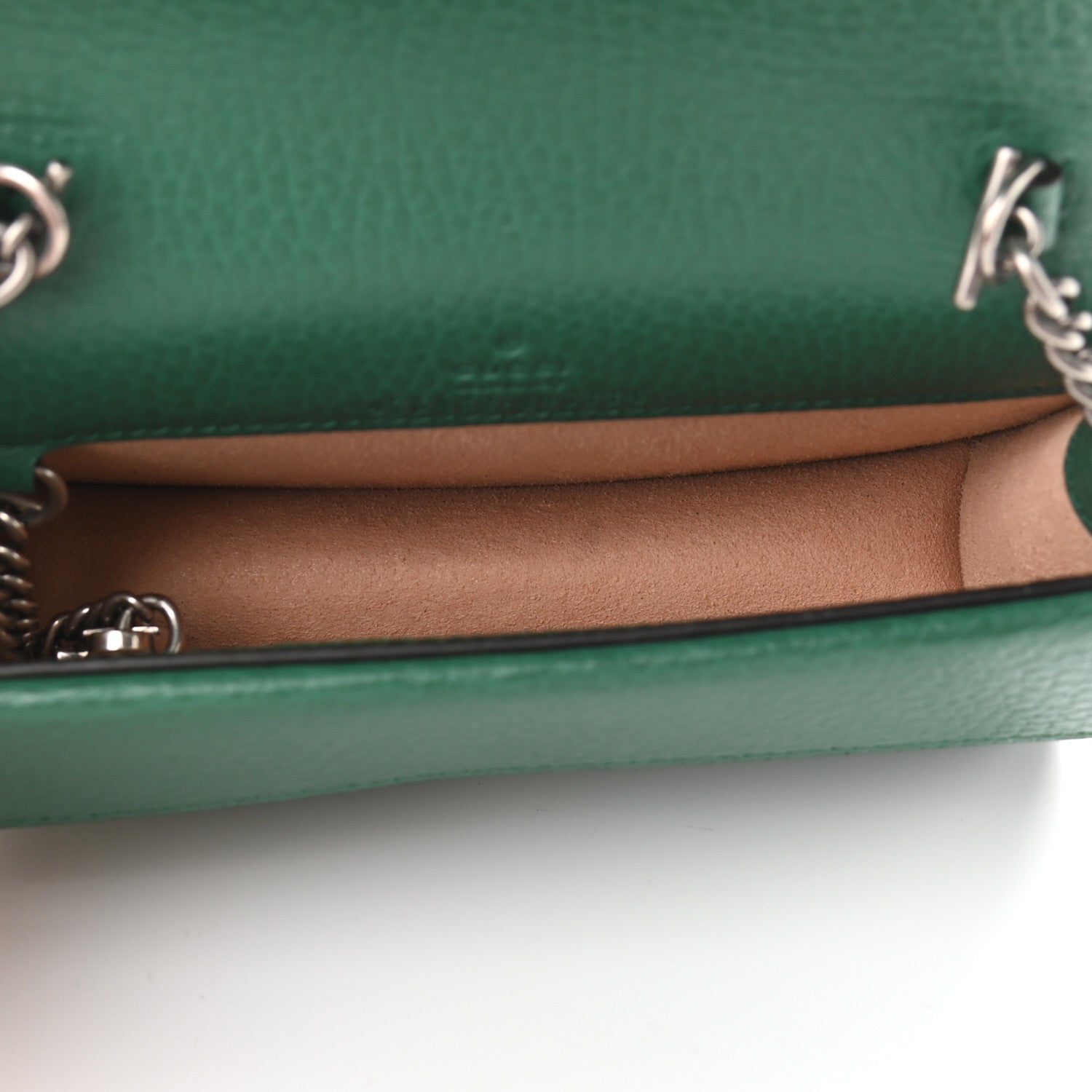 Gucci Calfskin Super Mini Dionysus Shoulder Bag Emerald 5 of 9