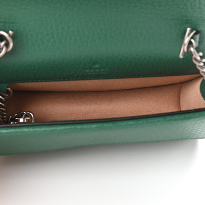 Gucci Calfskin Super Mini Dionysus Shoulder Bag Emerald 5 of 9