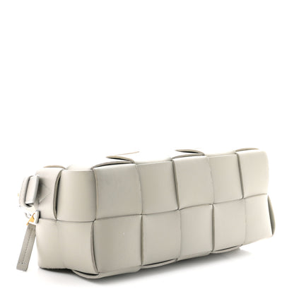 Bottega Veneta Lambskin Maxi Intrecciato Small Brick Cassette Bag Agate Grey 4 of 10