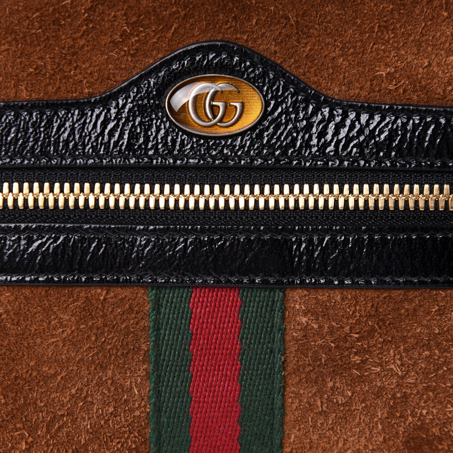 Gucci Suede Small Ophidia Belt Bag 75 30 Brown 9 of 12