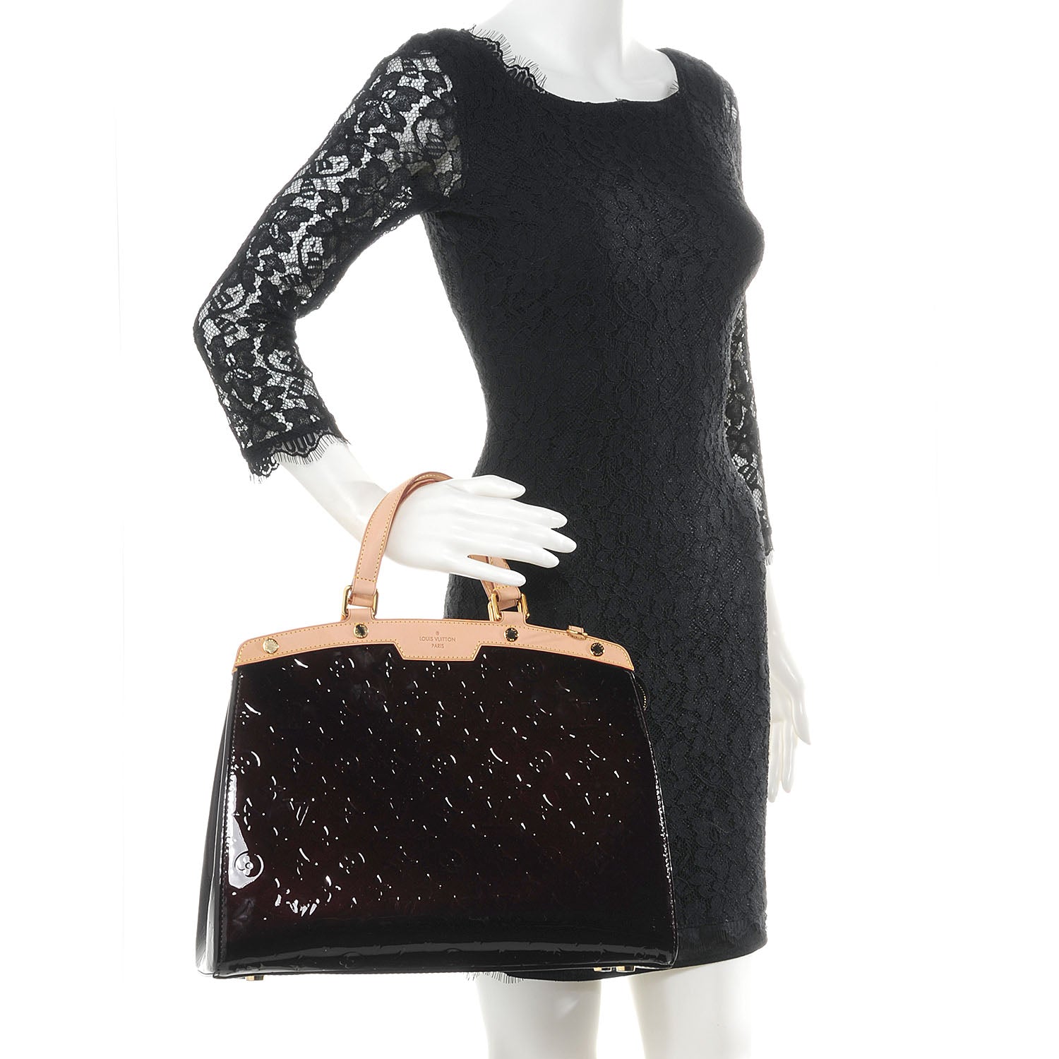 Louis Vuitton Vernis Brea GM Amarante 2 of 8