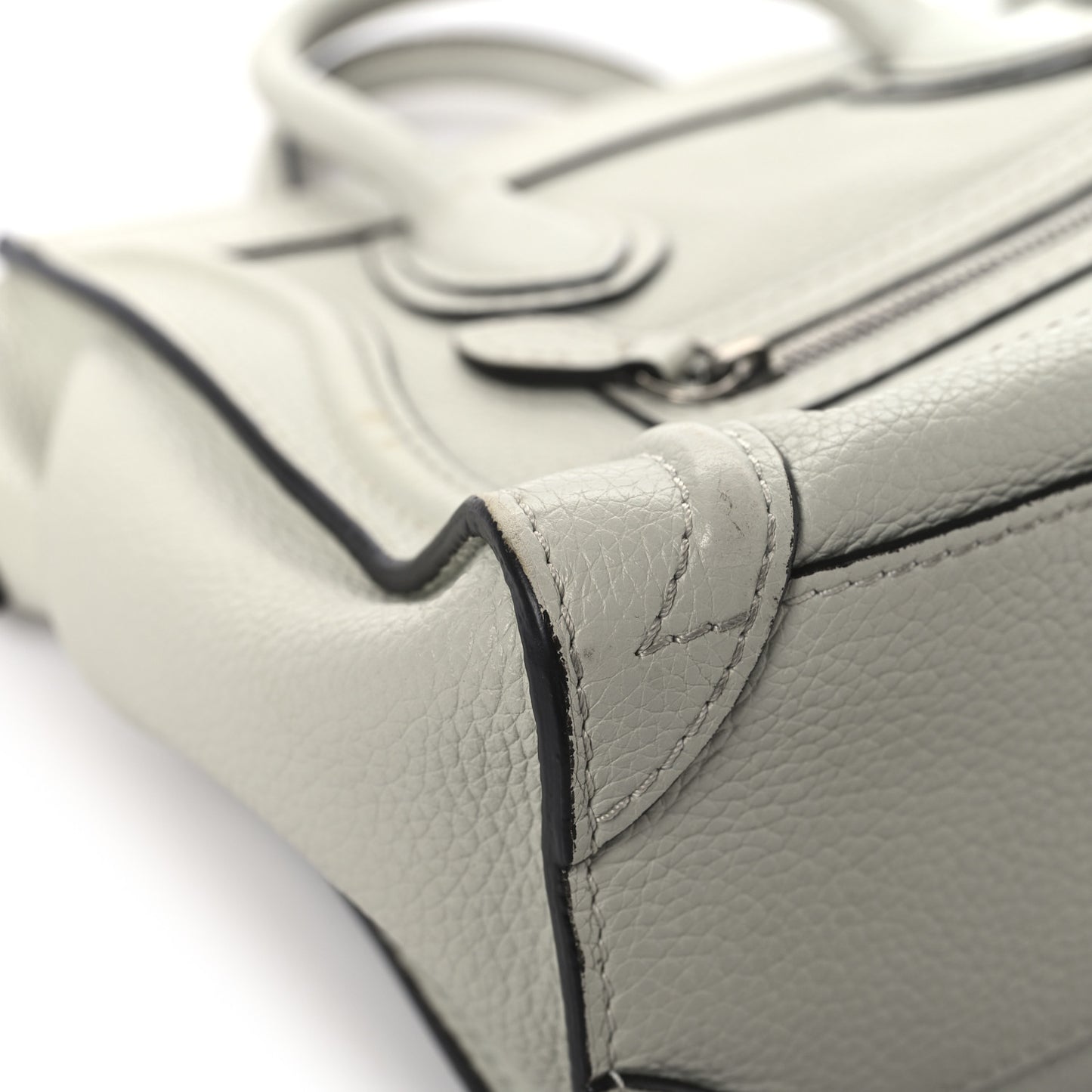 Drummed Calfskin Nano Luggage Lune