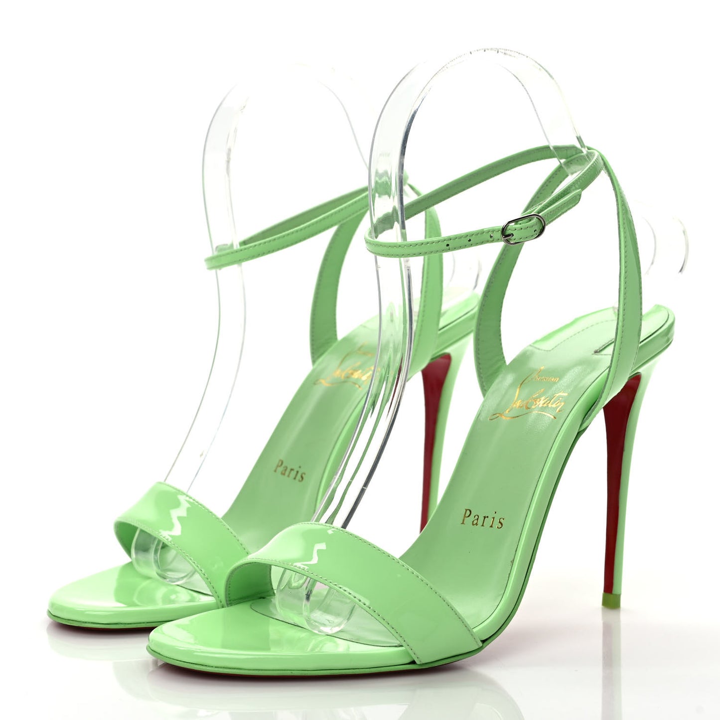 Patent Loubigirl 100 Sandals 38 Tropique