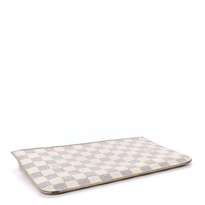 Louis Vuitton Damier Azur Neverfull MM GM Pochette Rose Ballerine 5 of 11