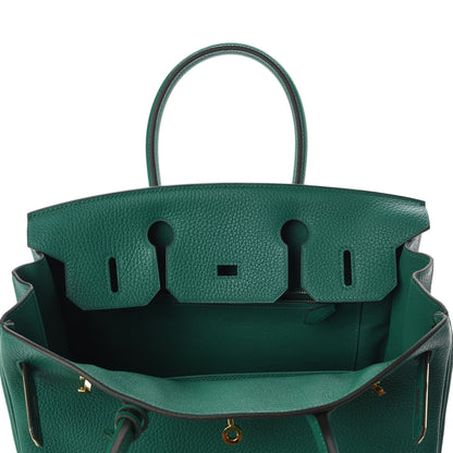 Hermes Taurillon Clemence Birkin 30 Vert Vertigo 16 of 34