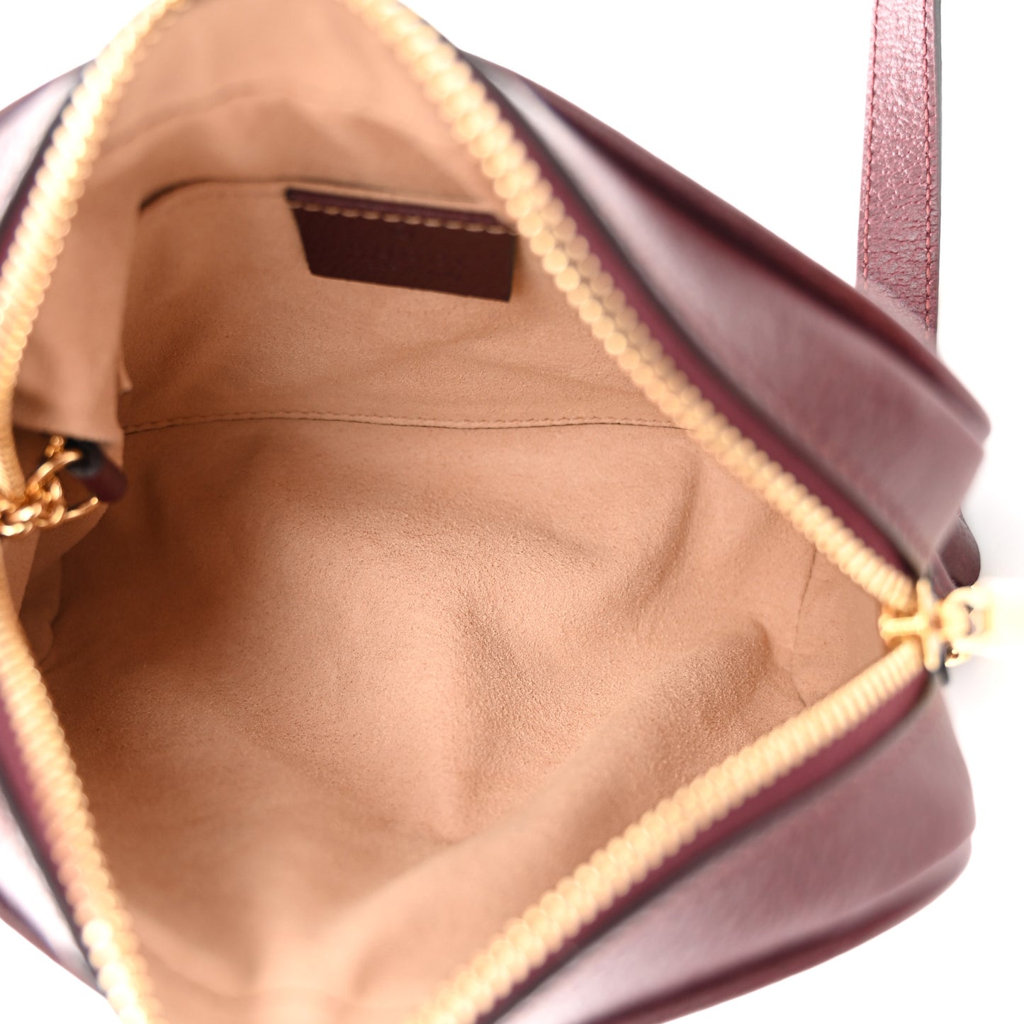 Calfskin Web Mini Ophidia Shoulder Bag Vintage Bordeaux