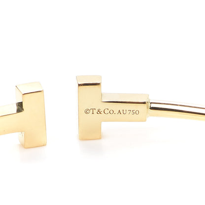 Tiffany 18K Yellow Gold Narrow T Wire Bracelet 4 of 4