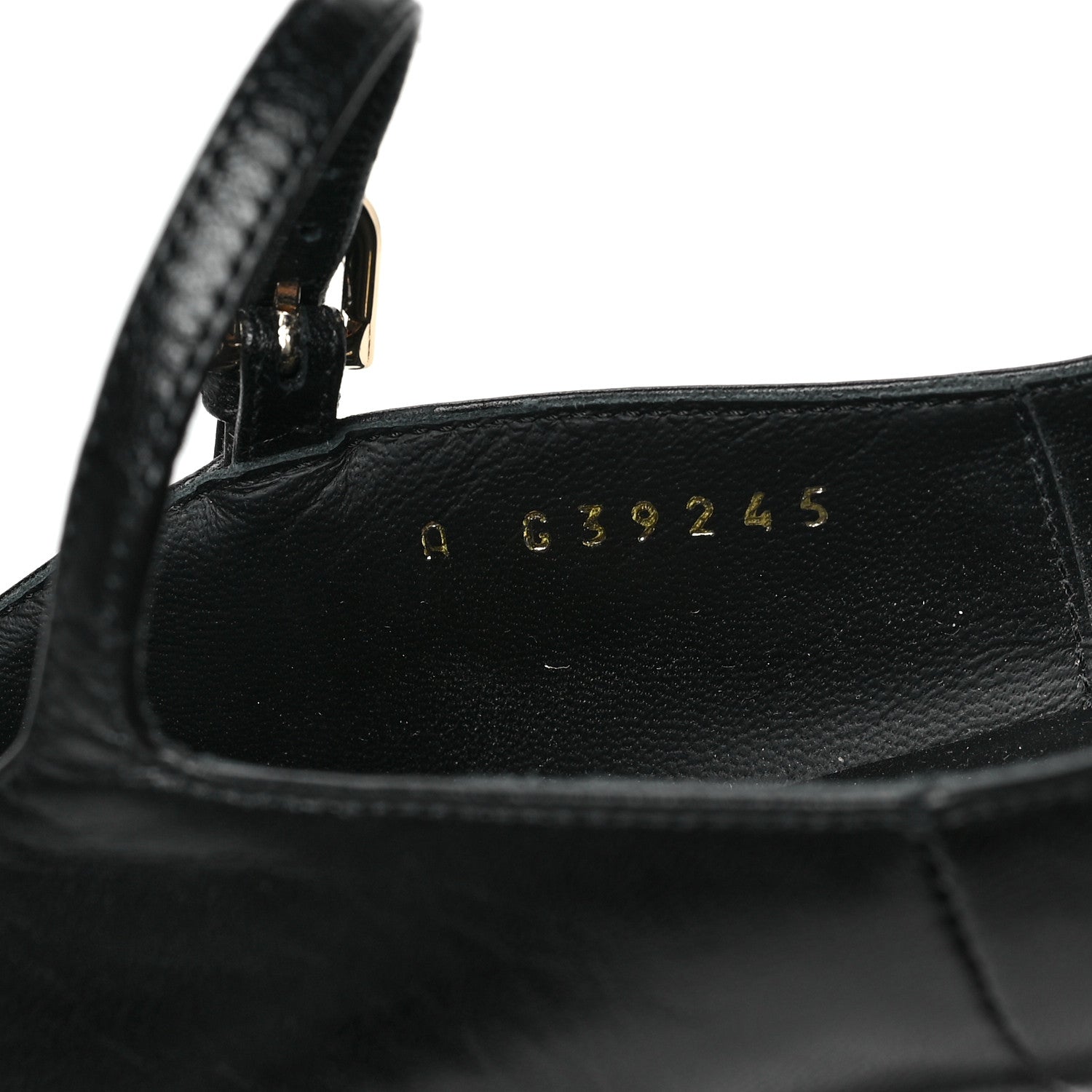 Chanel Shiny Goatskin Pearls Cap Toe Open Slingback Pumps 39.5 Black 8 of 8