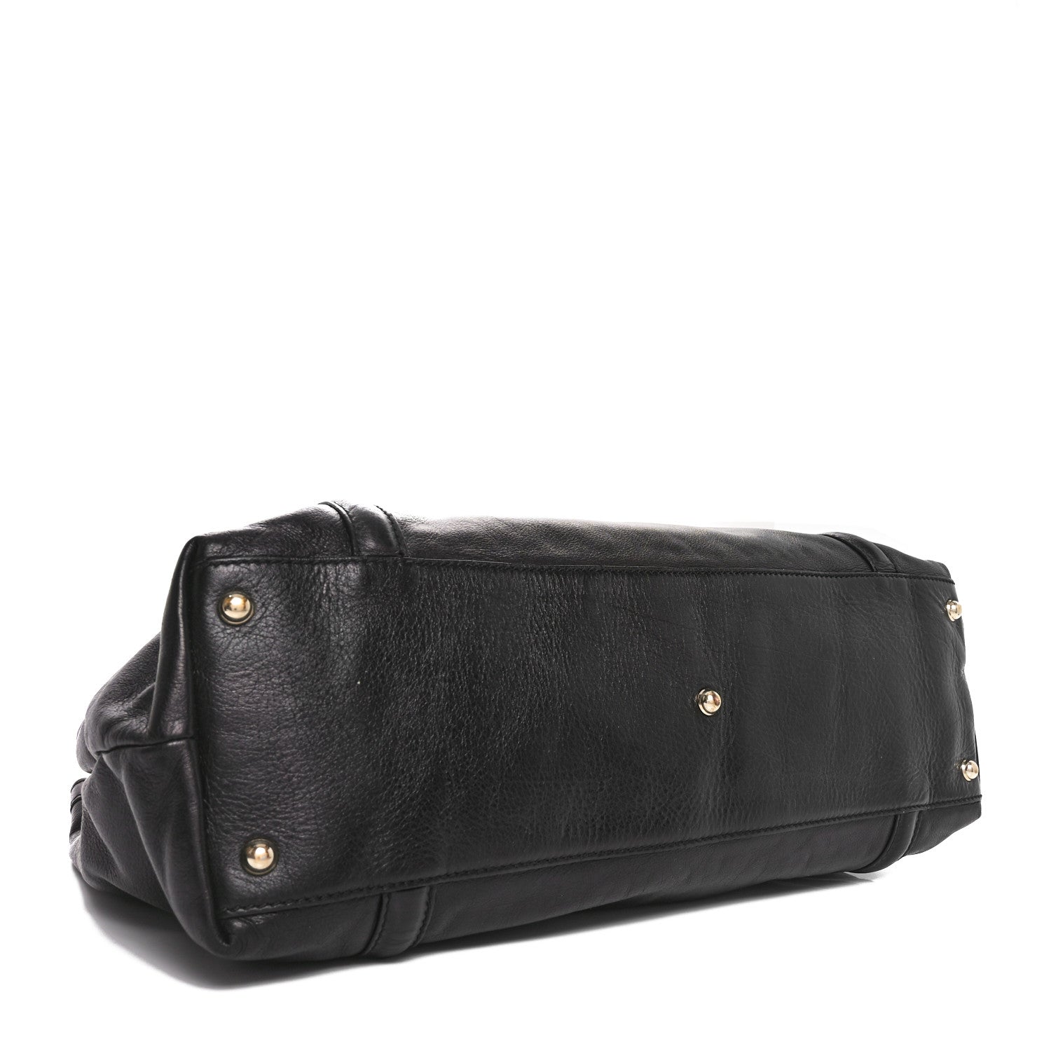 Gucci Calfskin Medium Britt Tote Black 4 of 10
