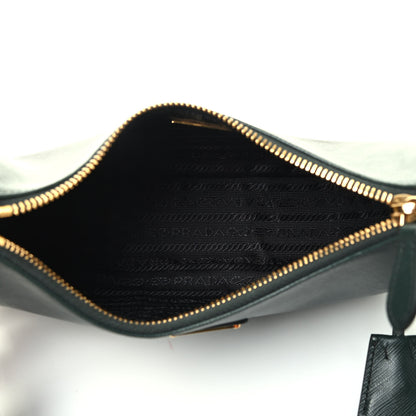 Prada Saffiano Lux Re-Edition 2005 Shoulder Bag Smeraldo 3 of 3