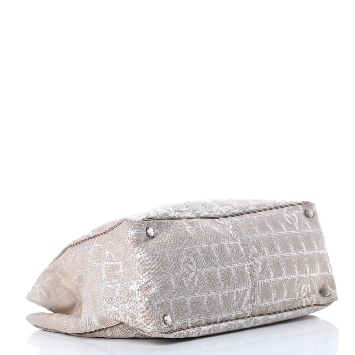 Chanel Nylon Medium Travel Tote Beige 4 of 15