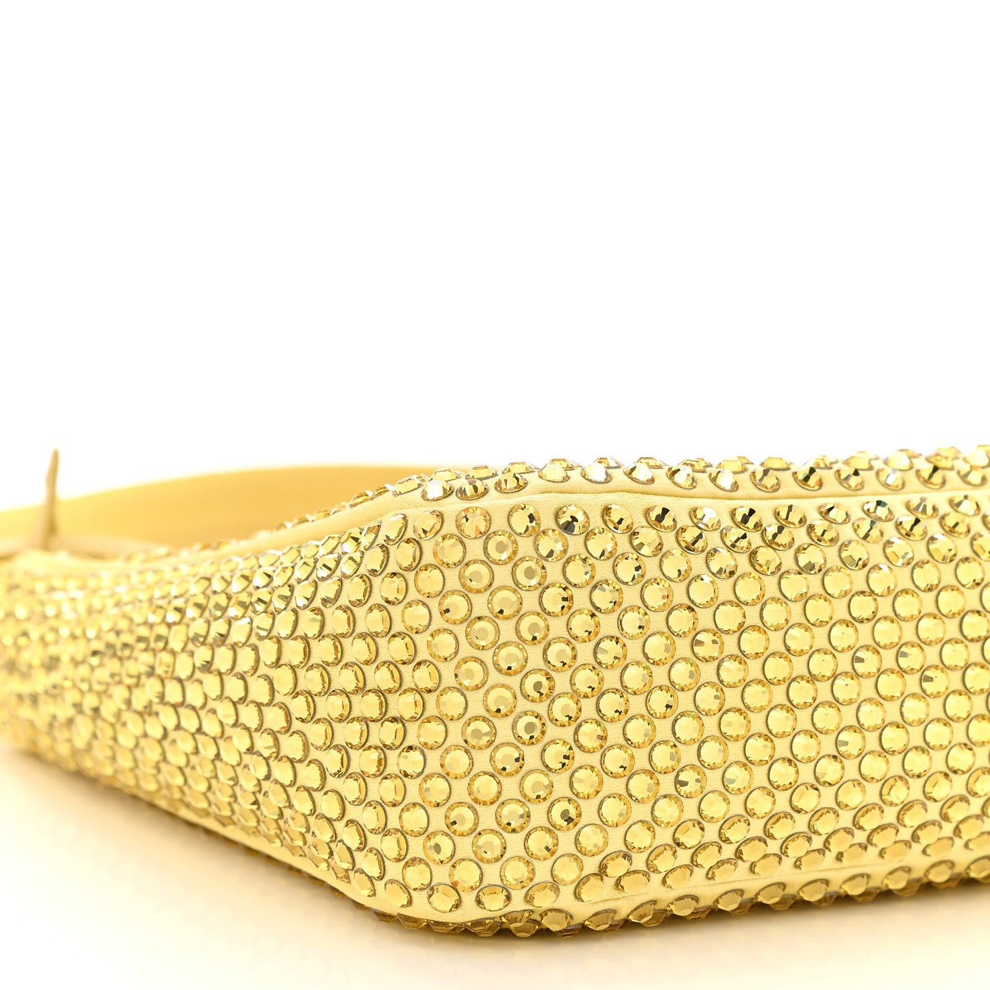 Satin Crystal Mini Re-Edition 2000 Bag Ananas