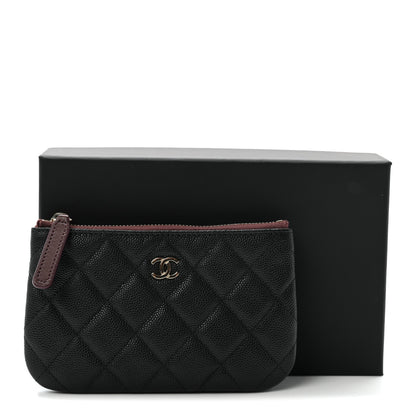 Chanel Caviar Quilted Small Cosmetic Case Black 8 of 8