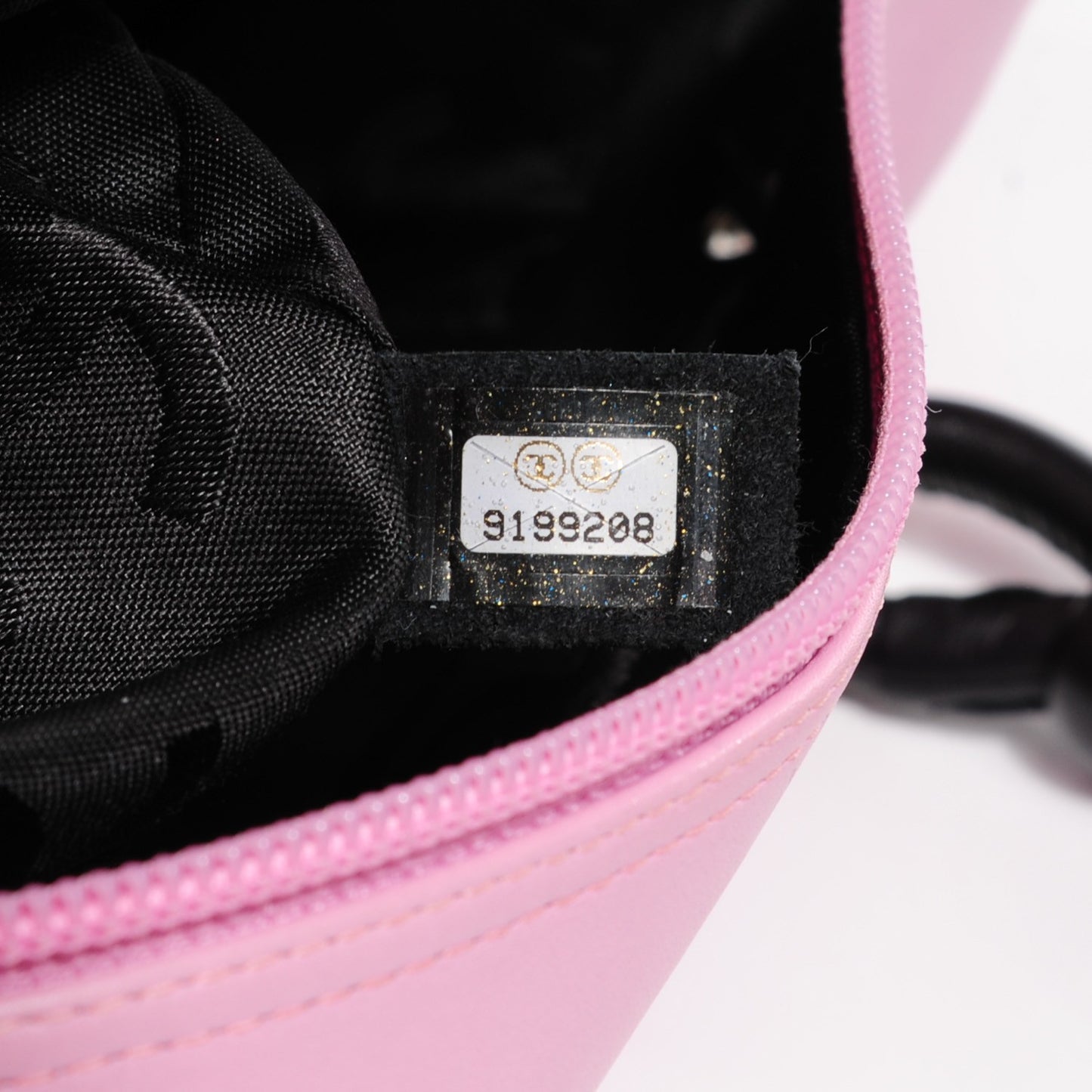 Calfskin Quilted Large Cambon Bowler Pink Black