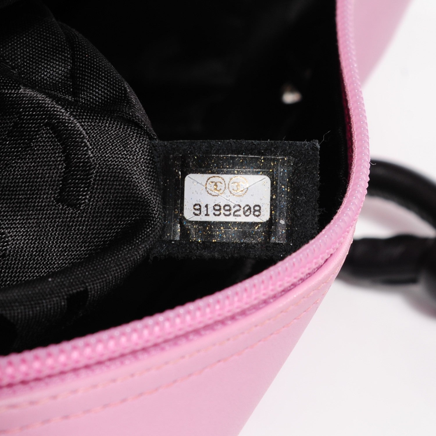 Chanel Calfskin Quilted Large Cambon Bowler Pink Black 7 of 7