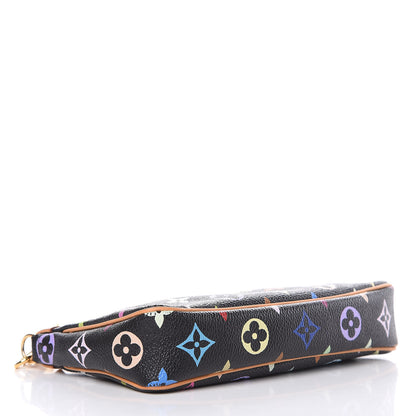 Louis Vuitton Monogram Multicolor Pochette Accessories Black 4 of 13
