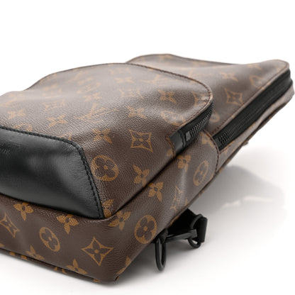 Louis Vuitton Monogram Macassar Avenue Sling Bag 9 of 10