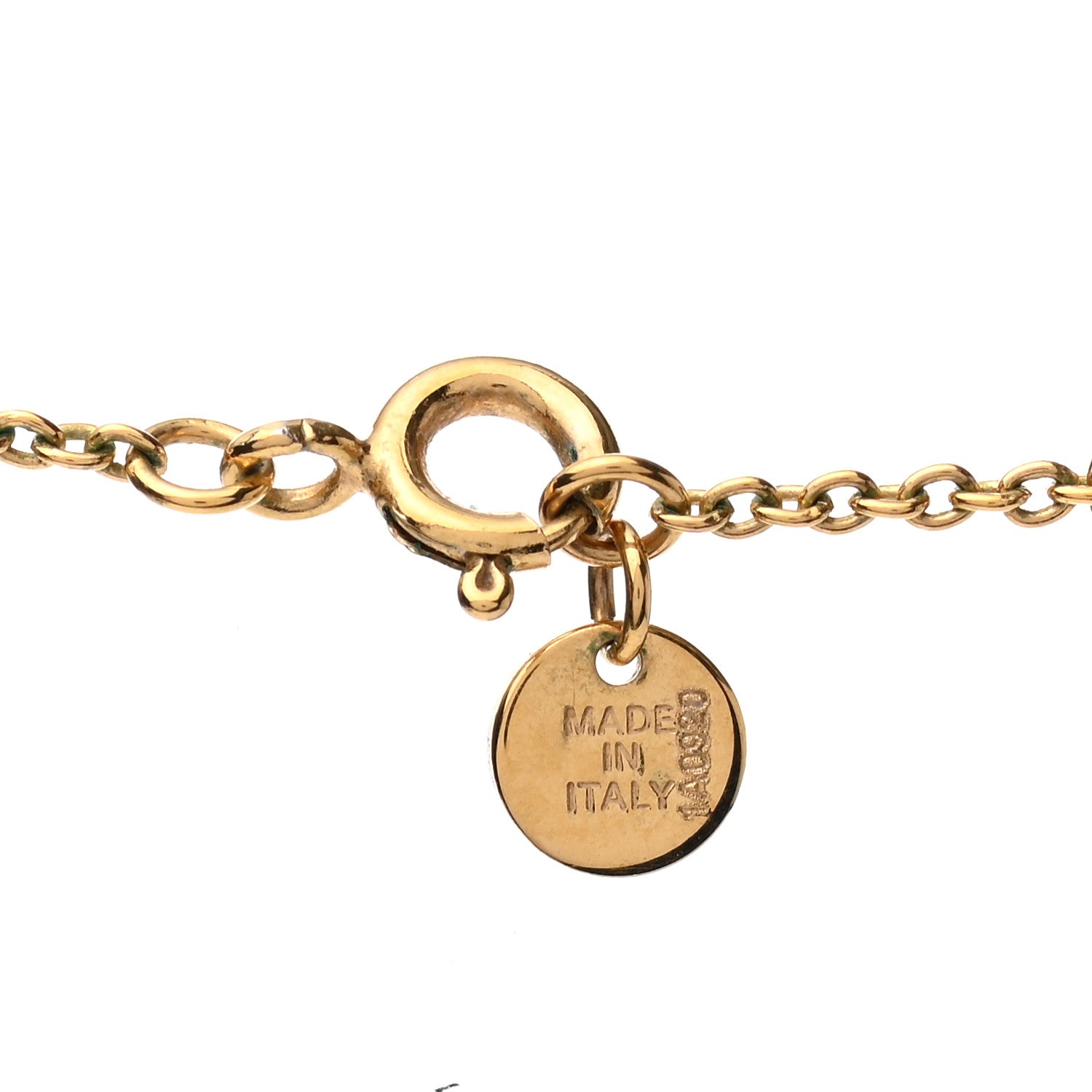 Fendi Metal Crystal F is Fendi Necklace Gold 6 of 6