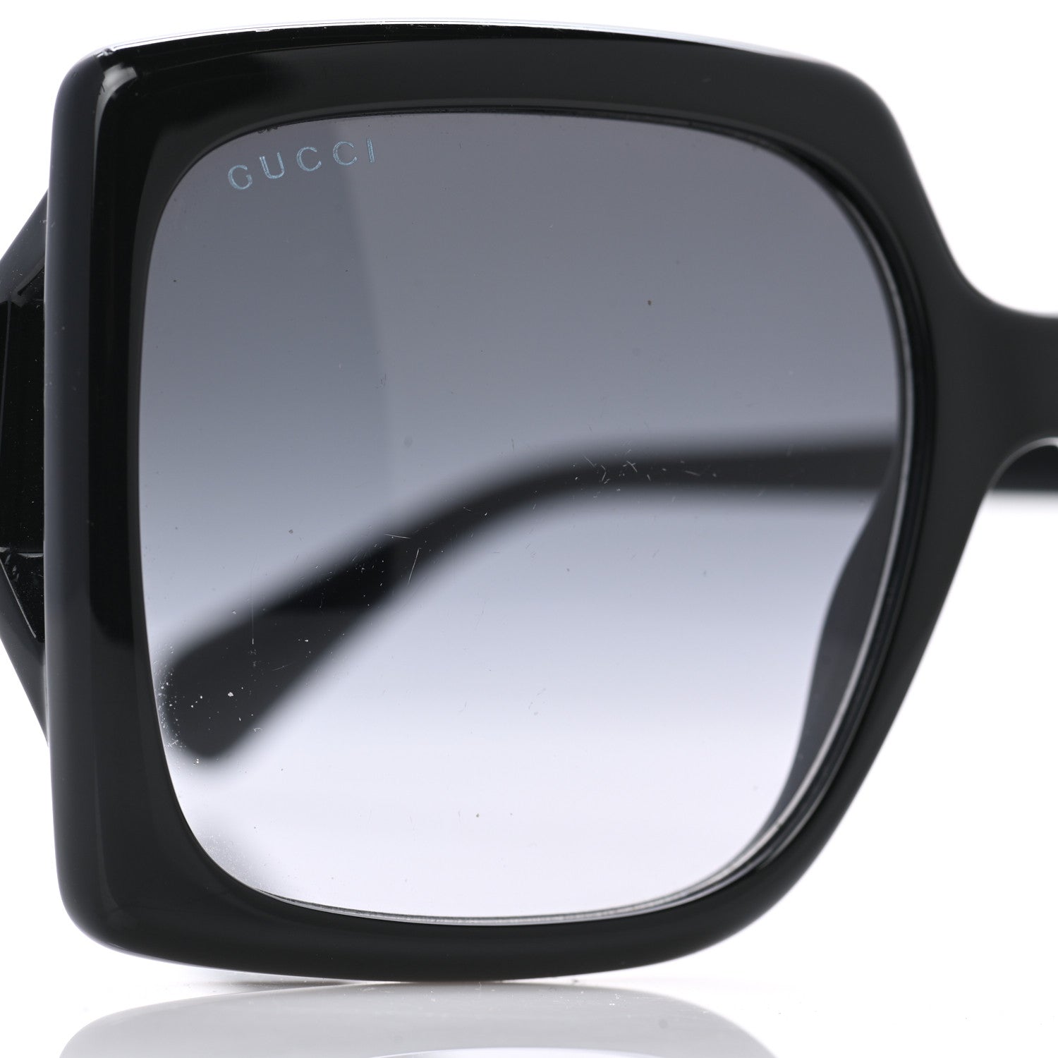 Gucci Acetate Square Frame Sunglasses GG0876S Black 9 of 10