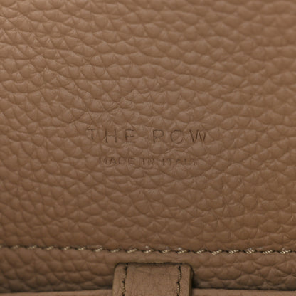 The Row Grained Calfskin Soft Margaux 10 Bag Dark Taupe 6 of 8