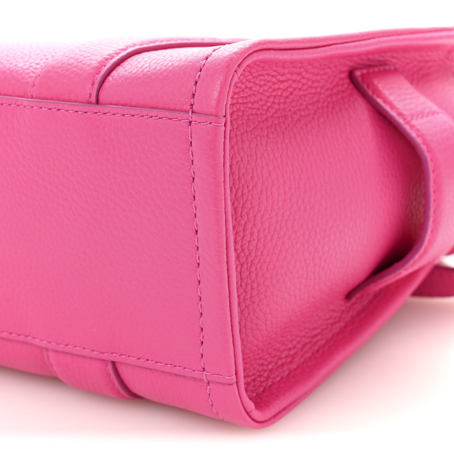 Marc Jacobs Grained Calfskin Small The Tote Bag Hot Pink 11 of 12