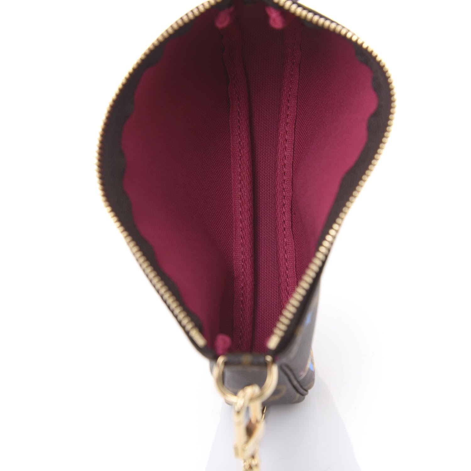 Louis Vuitton Monogram 2020 Christmas Animation Roller Coaster Mini Pochette Accessories Pivoine 5 of 11