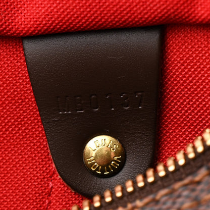 Louis Vuitton Damier Ebene Speedy Bandouliere 25 7 of 10