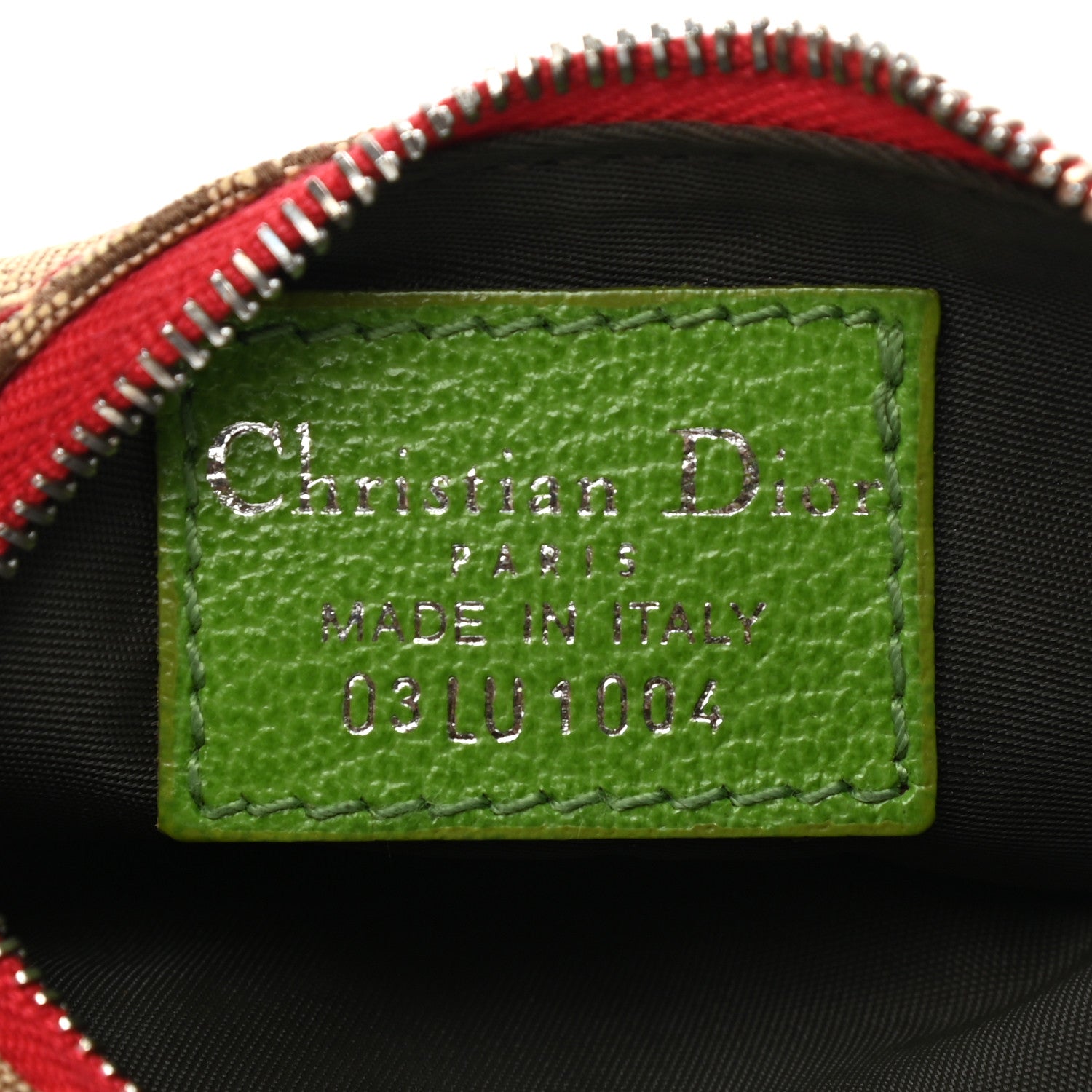 Christian Dior Monogram Rasta Saddle Coin Purse Beige 6 of 6
