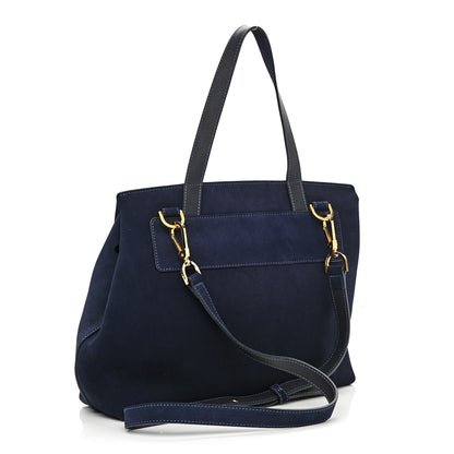 Mansur Gavriel Suede Lady Bag Blue 3 of 12