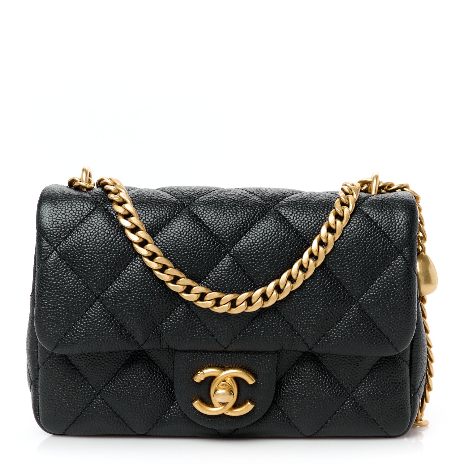 Chanel Caviar Quilted Mini Sweetheart Rectangular Flap Black 1 of 11