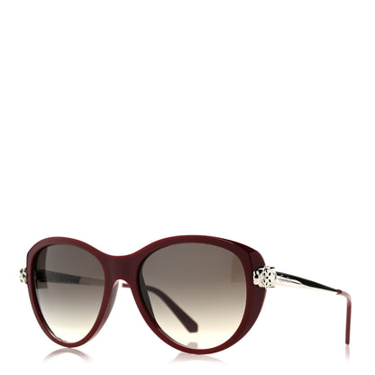 Cartier Panthere Wild De Cartier Sunglasses Burgundy 1 of 8