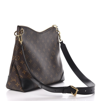 Louis Vuitton Monogram Odeon MM Black 3 of 9