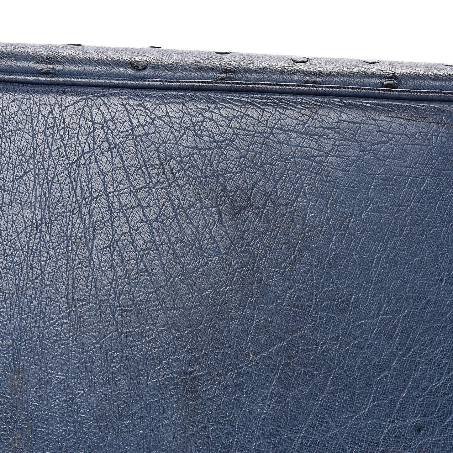 Ostrich Birkin 30 Bleu Roi