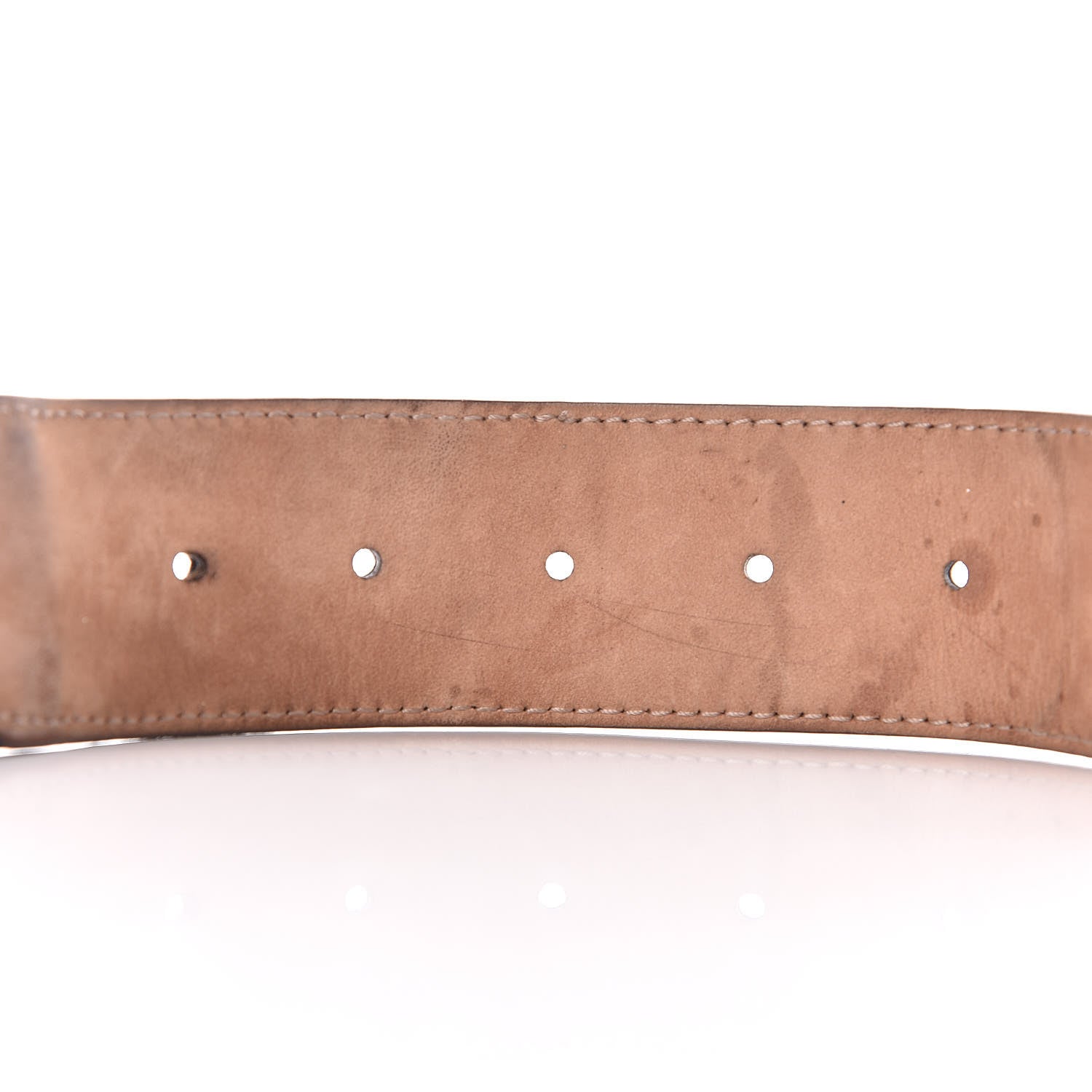 Gucci Calfskin Web Interlocking G Belt 100 40 Black 6 of 7
