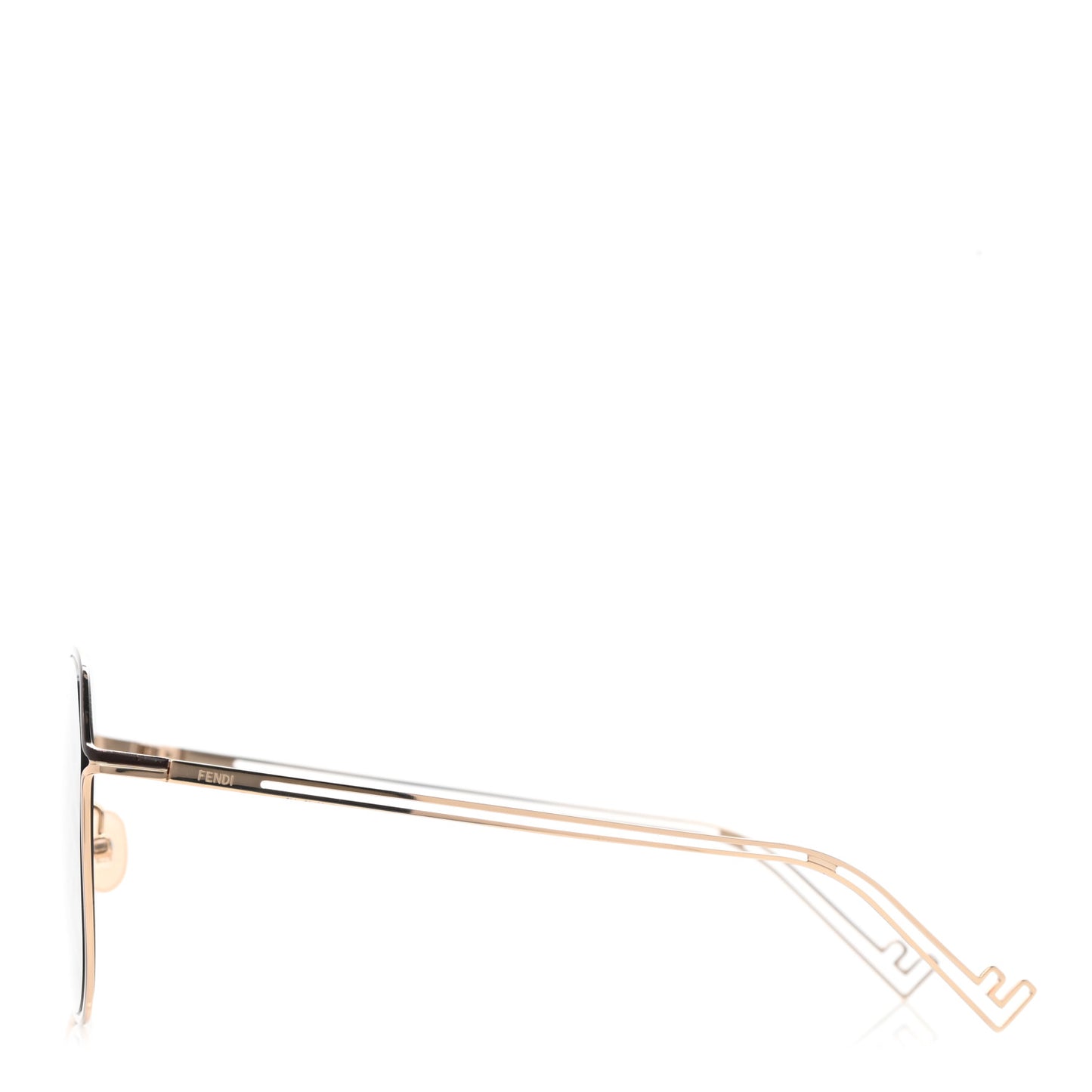 Metal Aviator Sunglasses FFM0071/S Gold