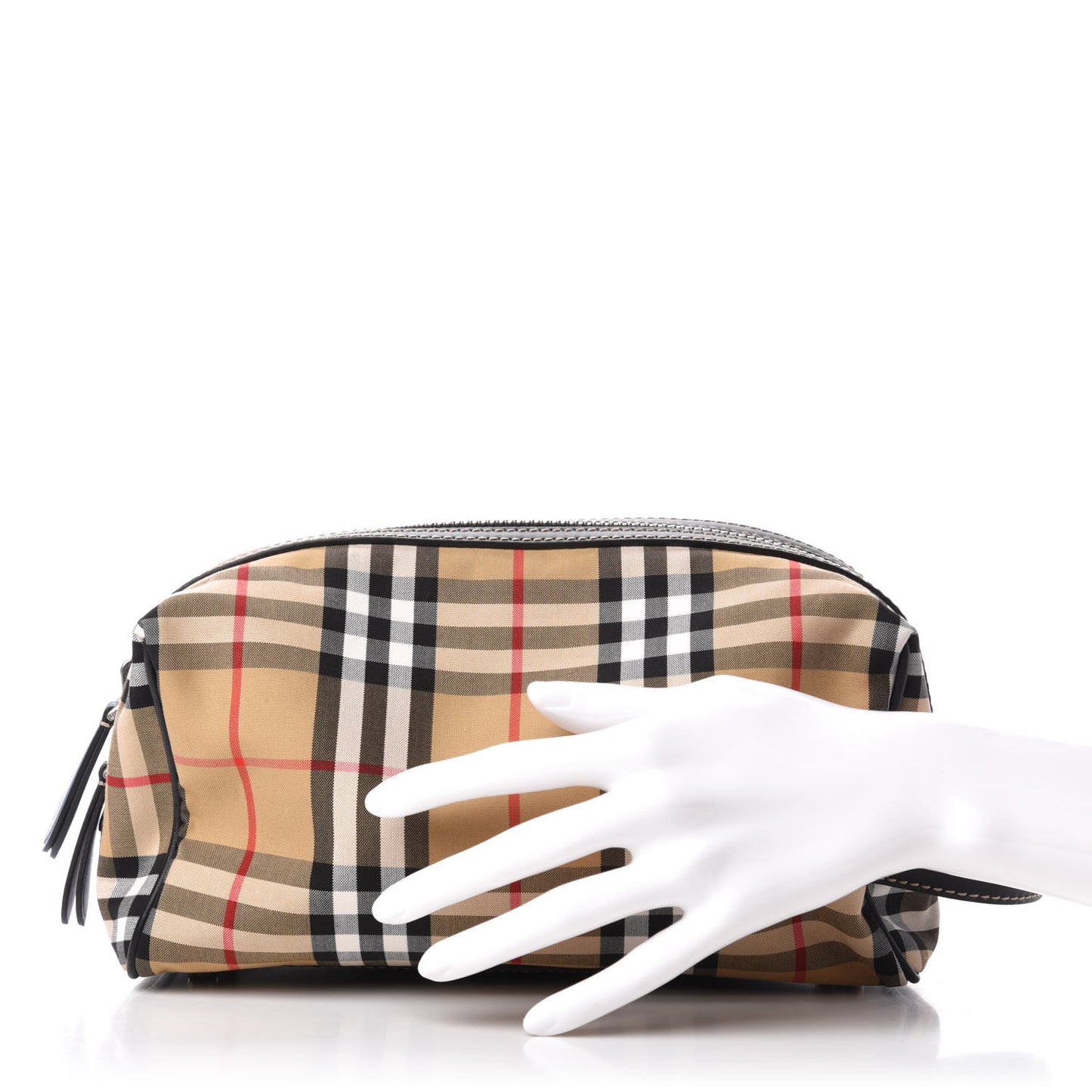 Vintage Check Washbag Canvas Blue